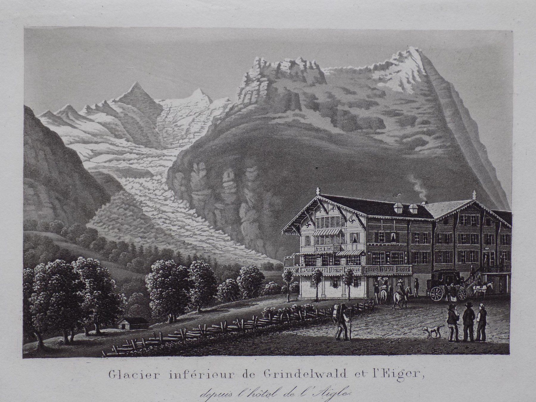 Gravures: Glacier de Grindelwald Gletscher Eiger – D'occasion à Risch par Rischli15 1