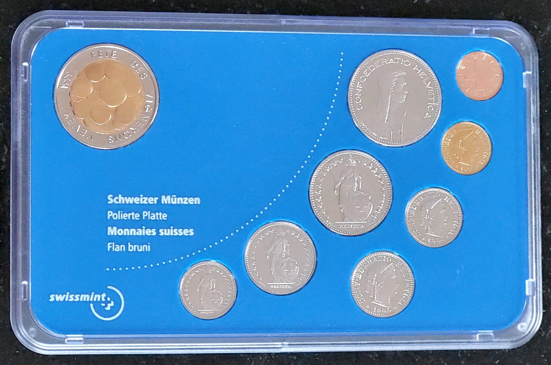 Tutti le monete: CH - Münzsatz 1999 pp – Nuovo (secondo la descrizione) da Arch venduto da repros 3