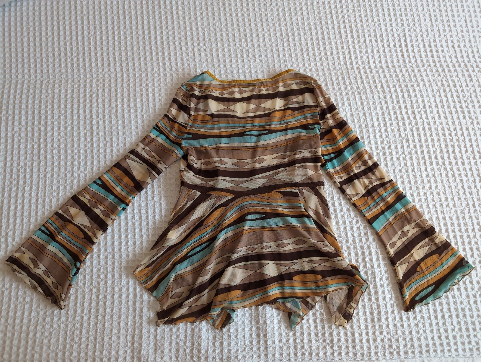 Blusen: Miss K Boho Chic Blouse, Size S, Multicolor – Gebraucht aus Glis von livespringly 3