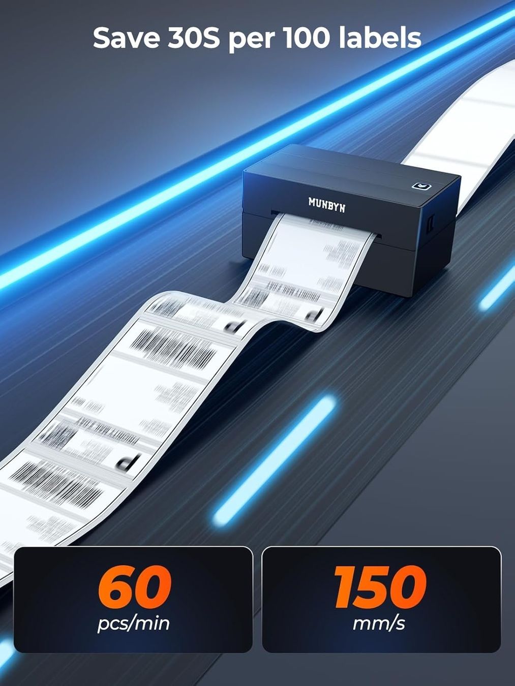 Stampanti: Bluetooth Thermodrucker 4x6 Zoll – Nuovo e nell'imballaggio originale da Nuglar venduto da SmartLiving24 4