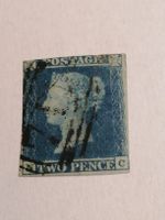 Two Pence Blue 1841, Platte 3 