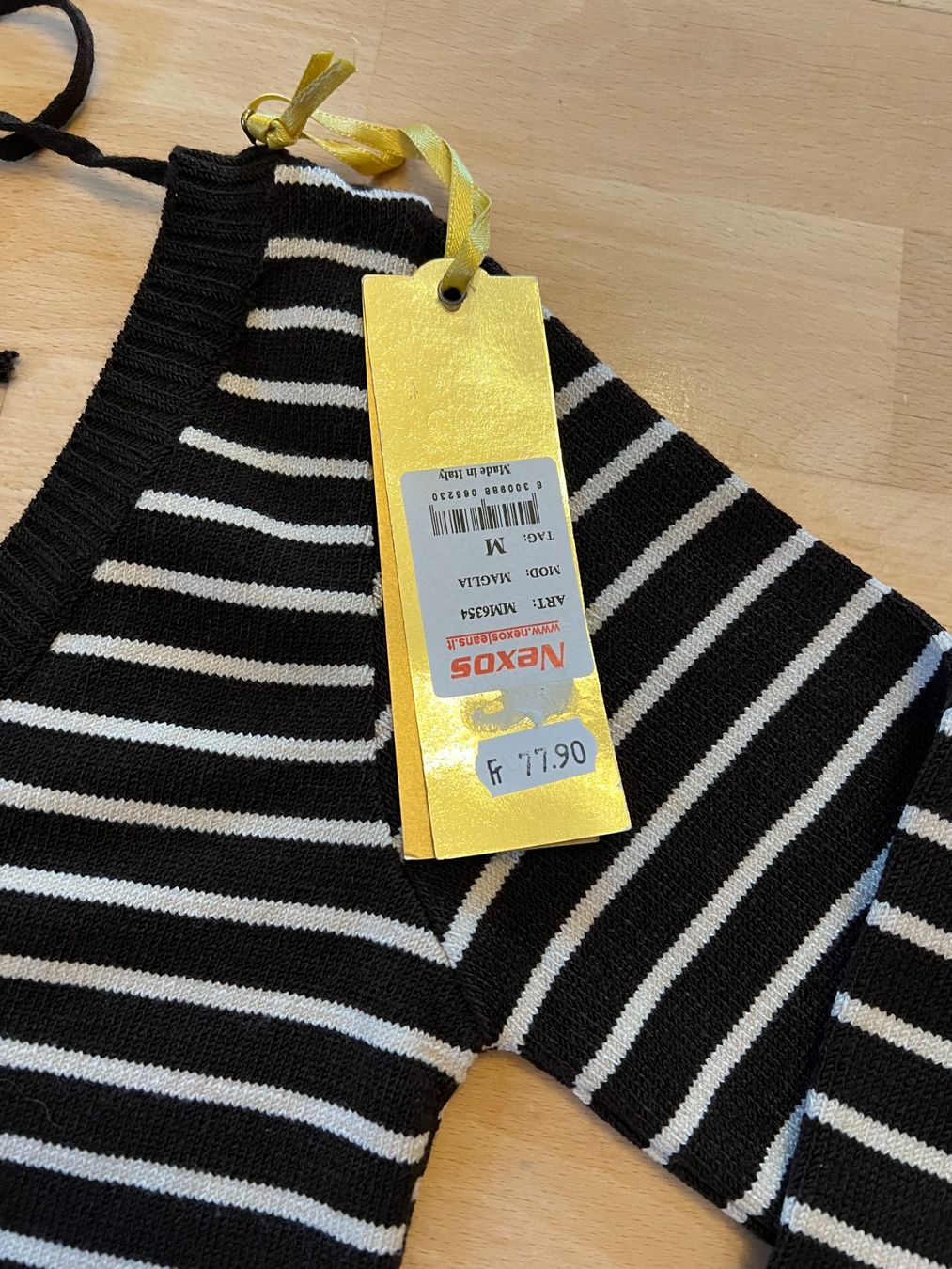Maglioni & Felpe: NEXOS Strickpullover, 50% Wolle, Gr. M, Braun/Beige, NEU – Nuovo e nell'imballaggio originale da Worb venduto da farben20zauber 1