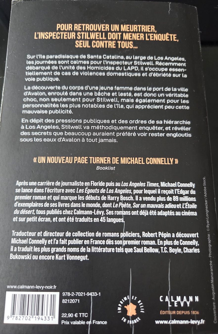 Bücher: MICHAEL CONNELLY - "Sous les eaux d'Avalon" – Gebraucht aus Zürich von tgva484991 1