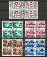 1952 : Pro Patria Serie im VB, Orts-ET Stempel, KP 250.--