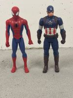 Marvel Action Figuren Set: Spiderman und Captain America