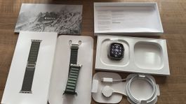 Apple Watch Ultra 1 (49 mm) Titan Natur GPS + Cellular, OVP,