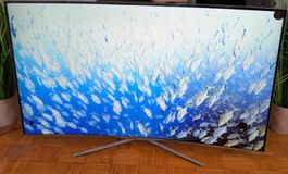 65" UE65KU6500 samsung tv incurvée+pied & comm.  - 3 spots