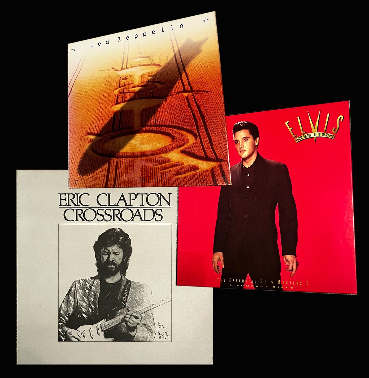 CDs: Clapton Elvis Zeppelin CD Box Sets – Gebraucht aus Riehen von Harp65