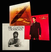 Clapton Elvis Zeppelin CD Box Sets