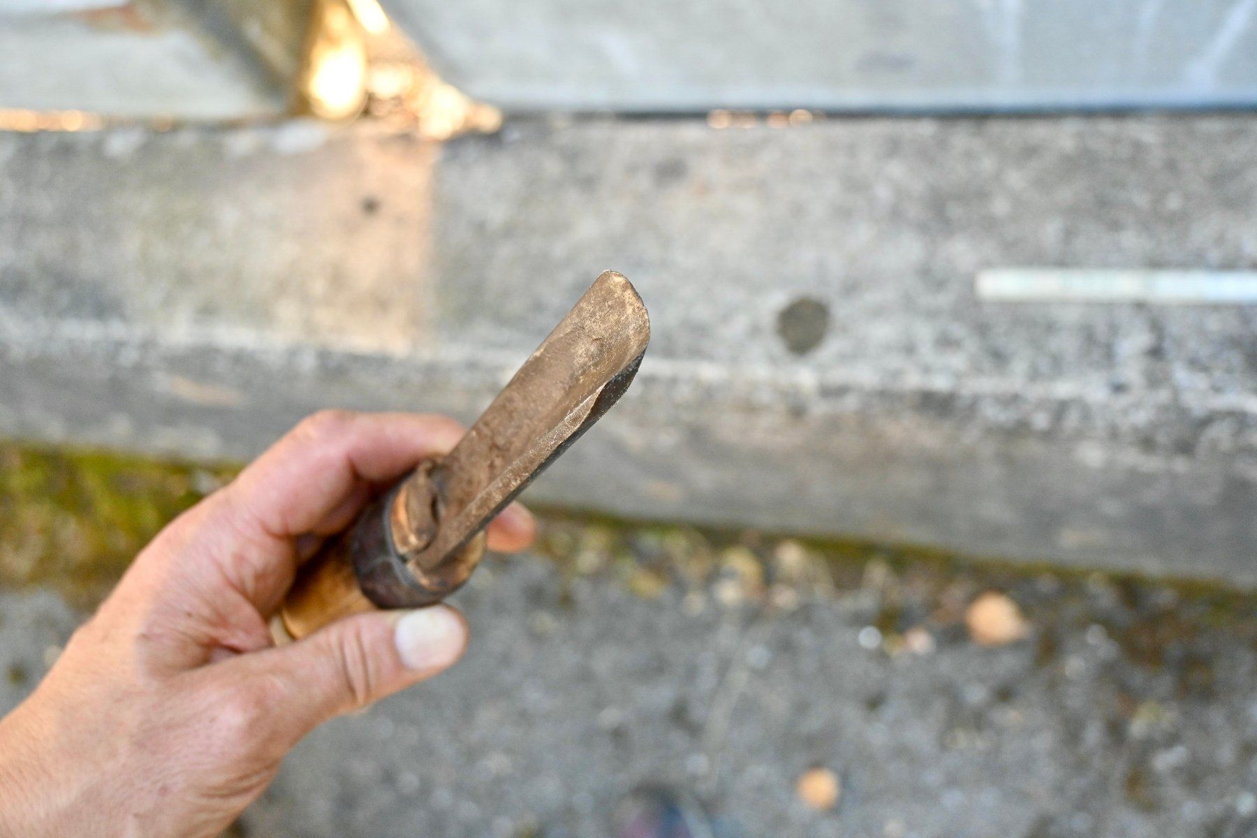 Alle Werkzeuge: Antiker hangemachter Hohlbeitel Stechbeitel – Gebraucht aus Pfaffhausen von mono_rec 9