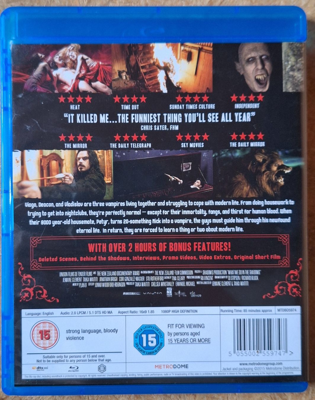 Tutti i DVDs: What we do in the Shadows Blu-ray – Usato da Schmitten FR venduto da Sidewinder 1