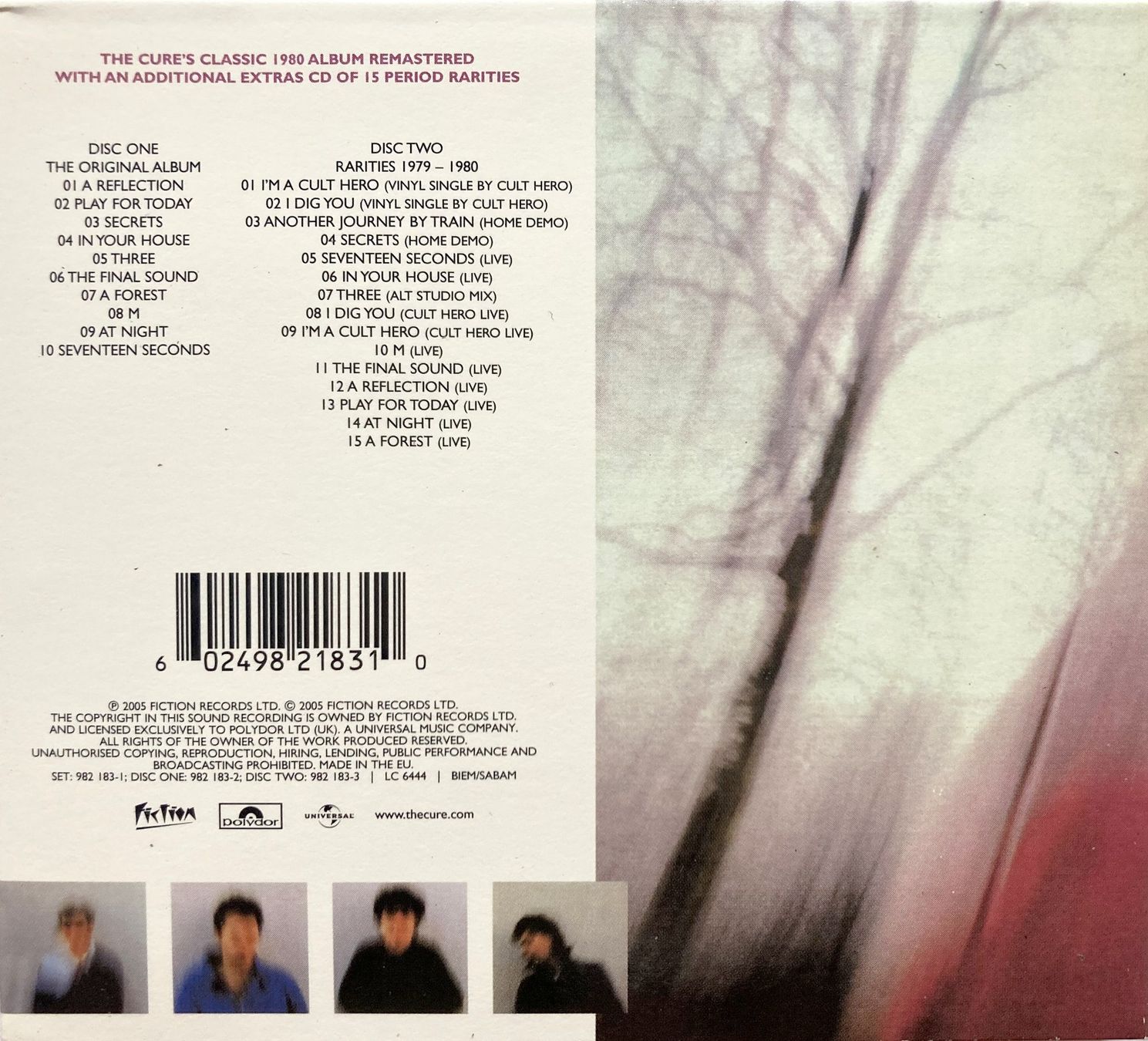 CD: THE CURE - SEVENTEEN SECONDS – Usato da Bottens venduto da hotter-than-hell 3