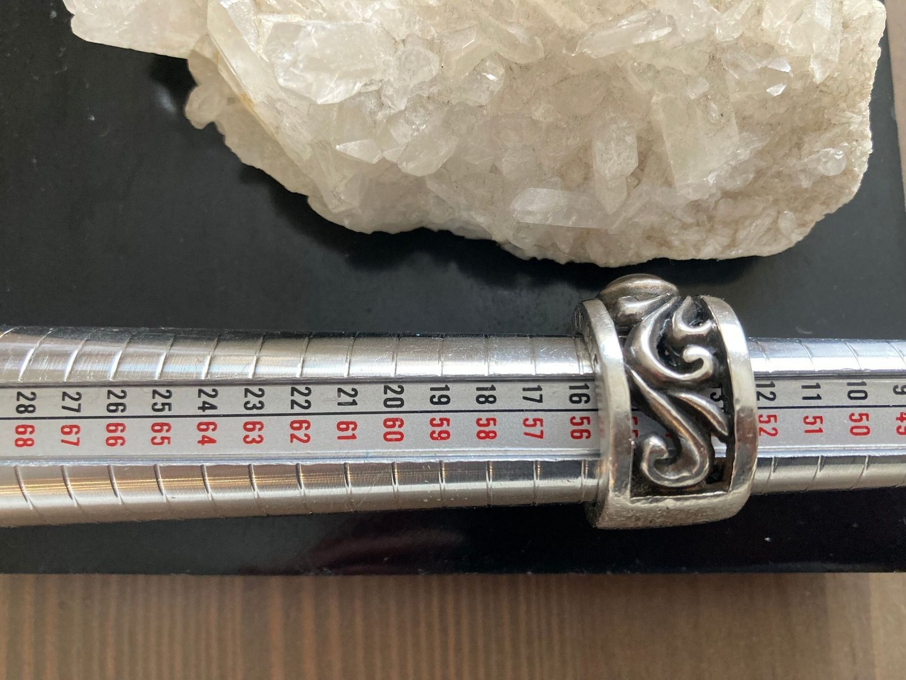 Ringe: Massiver Silberring mit Mondstein Grösse 58 – Gebraucht aus Lindau von Caemi77 5