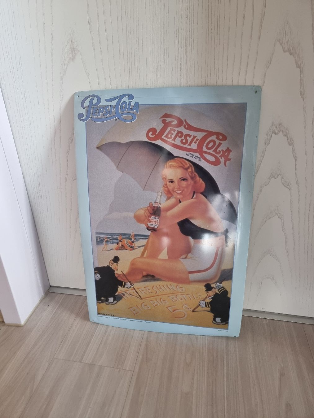 Pepsi Insegne: Pepsi-Cola Blechschild "Sonnenschirm" - alt limitiert – Usato da Uetendorf venduto da .Eidgenosse. 3