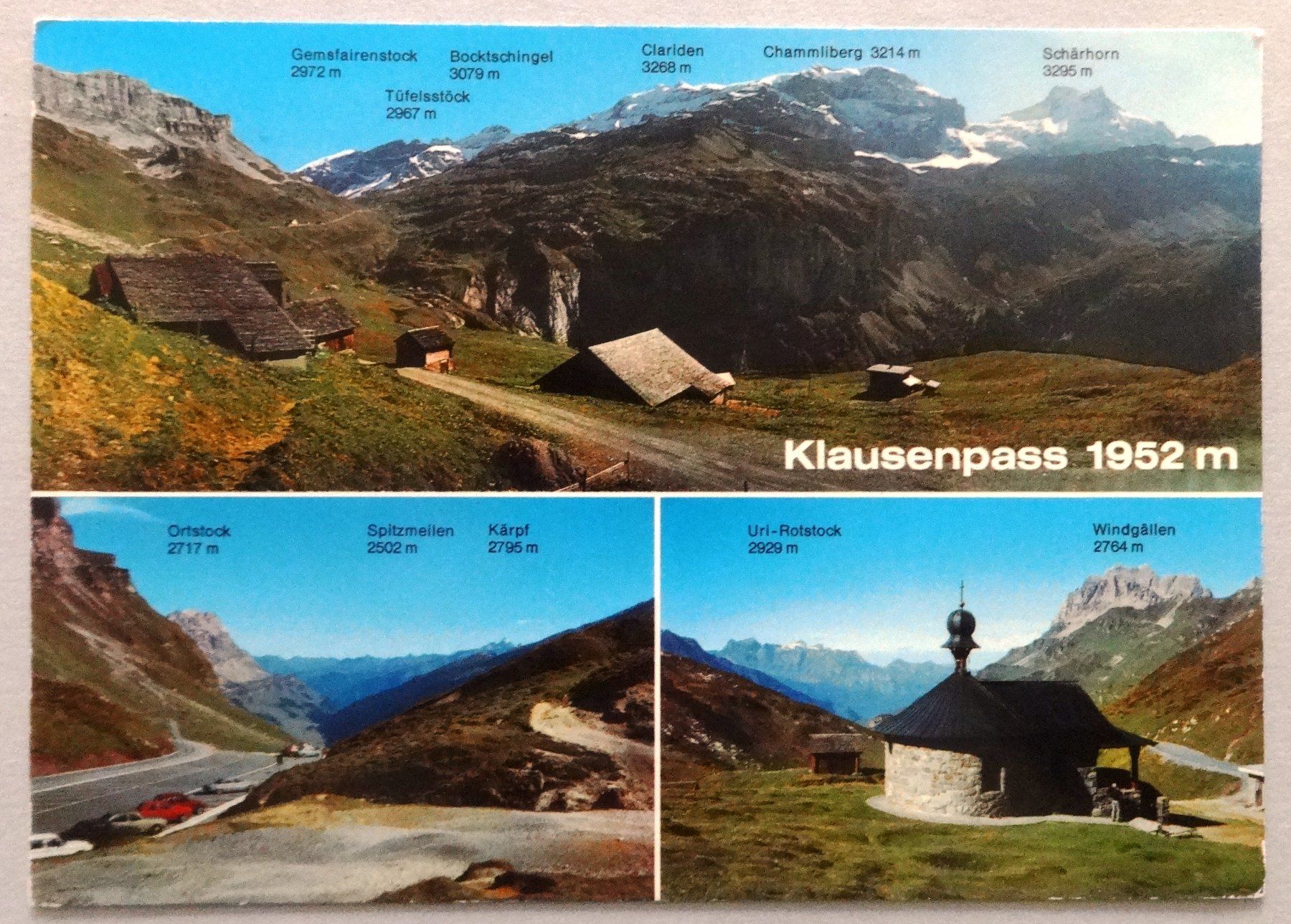 Ansichtskarten: Klausenpass 1952 m – Defekt aus Fétigny von Billy2miny
