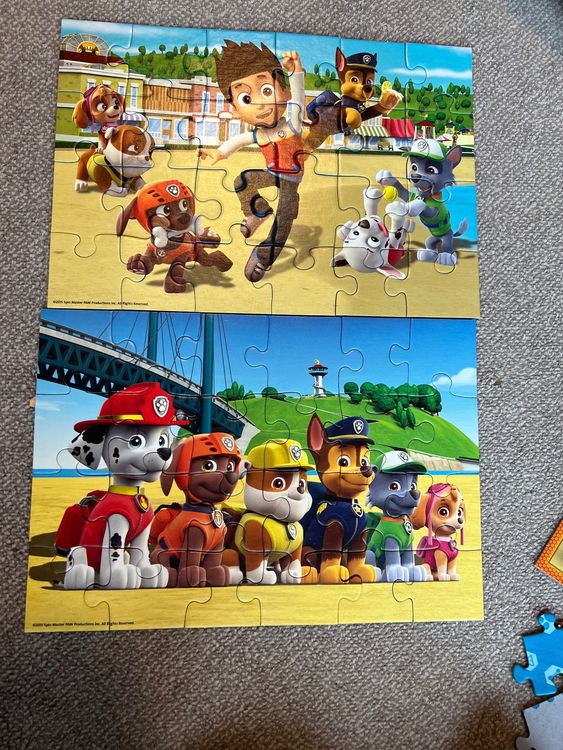 2x Puzzle Paw Patrol (Gebraucht) in St. Gallen für CHF 5 – mit ...