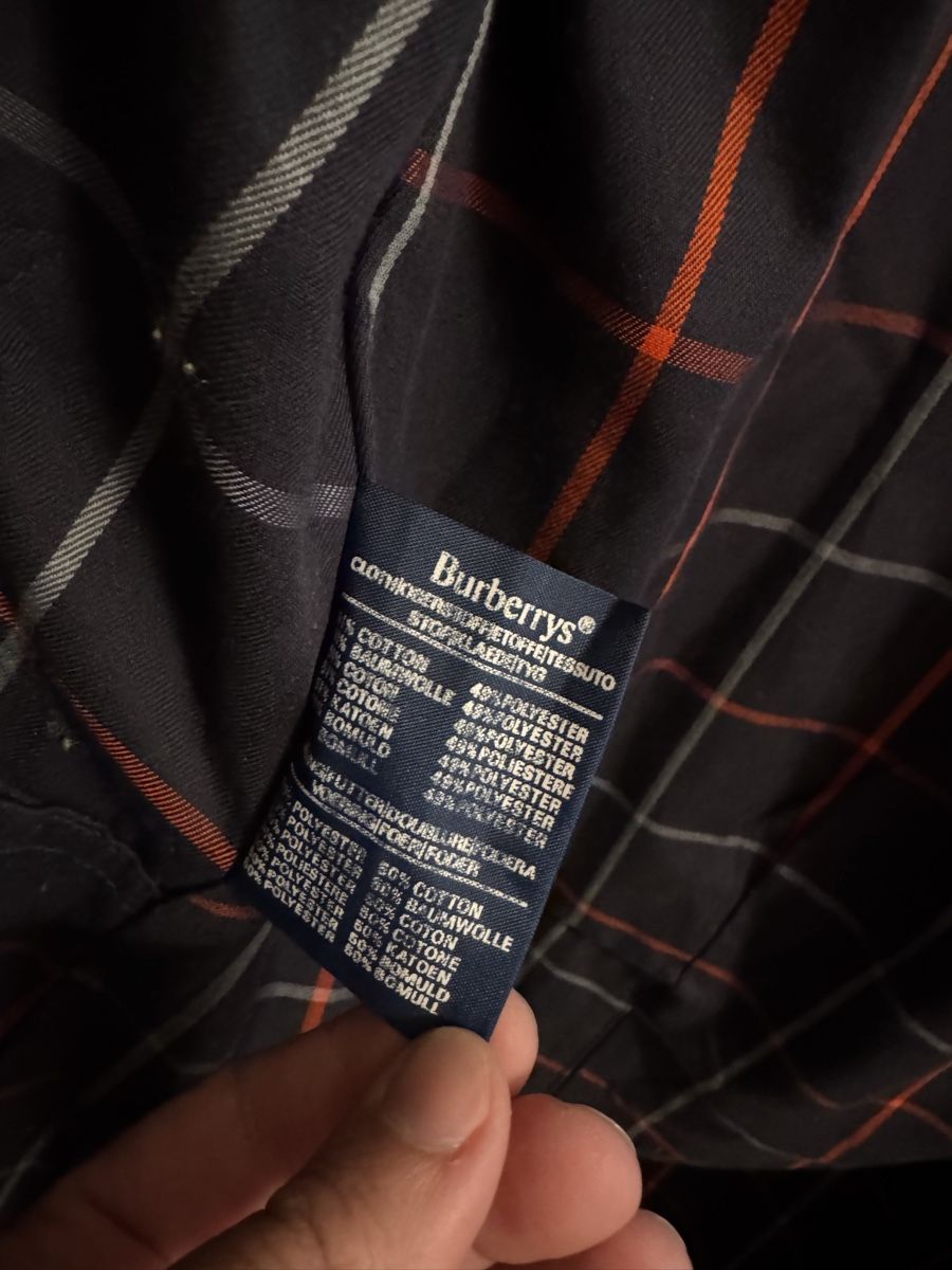 Burberry Mäntel: Klassischer Burberrys Trenchcoat, Dunkelblau – Gebraucht aus Niederbipp von yar_tf6f 6