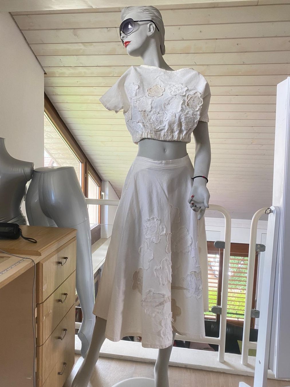Vestiti: Kleid 2teilig, Vintage – Usato da Neuhausen venduto da Lechasseur 2