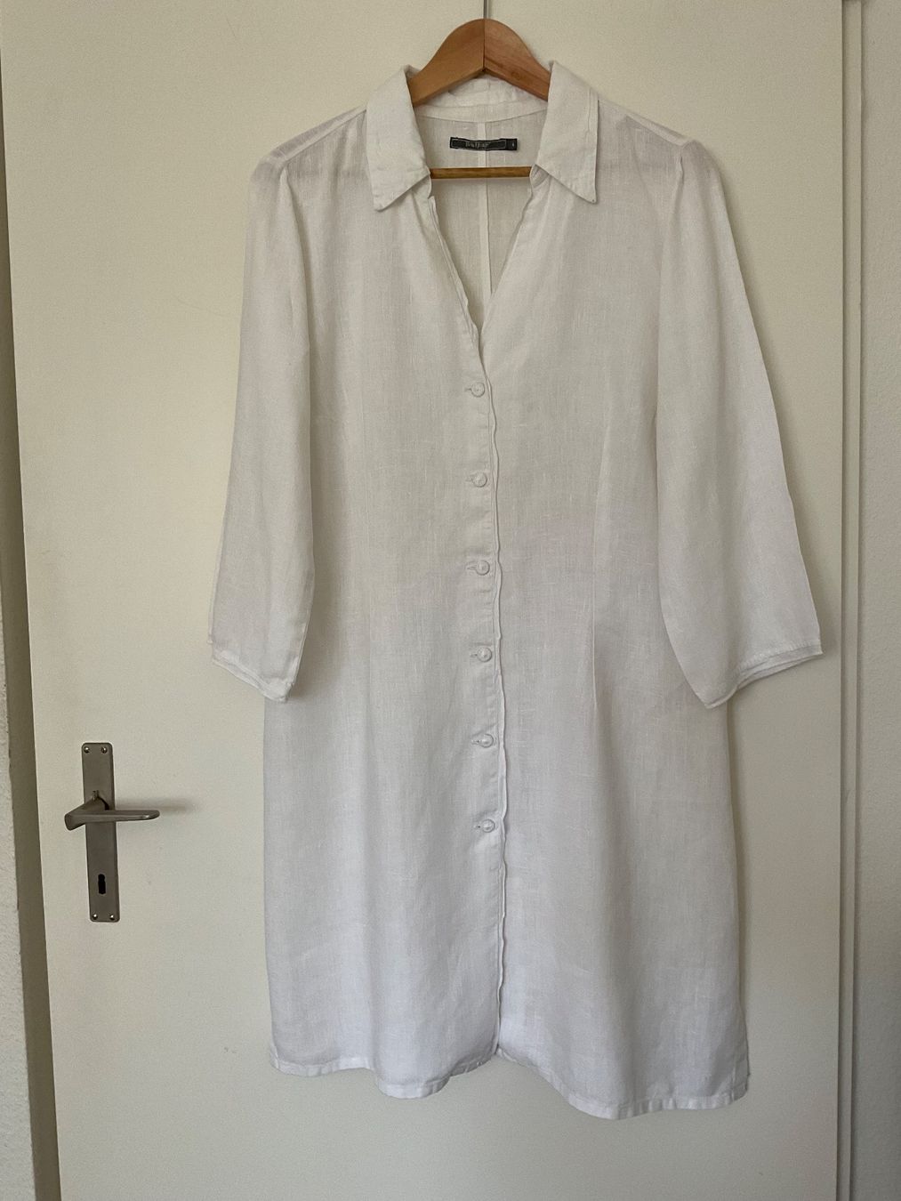 Vestiti: BACKSTAGE 100% Leinen Kleid Gr 4 M weiss – Usato da Urdorf venduto da alda02