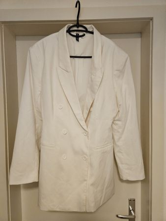Weisser Sommerblazer von H&M Divided, Grösse M