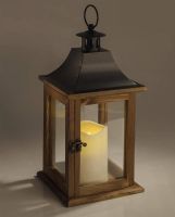 Laterne mit LED Kerze