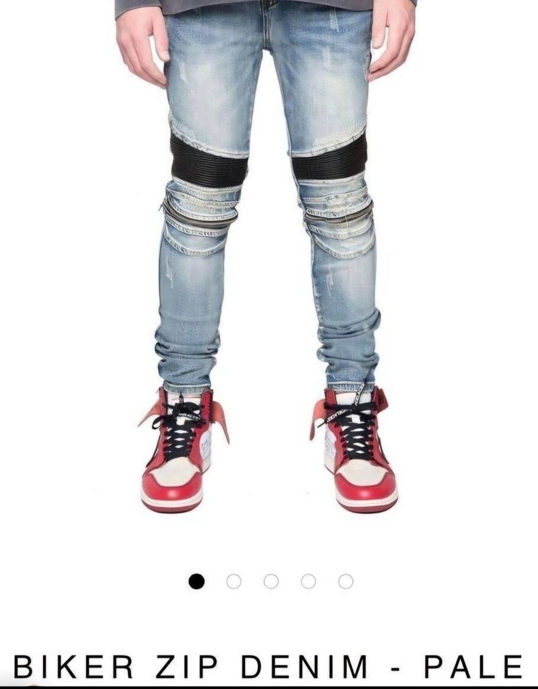 Jeans: Destructive Biker Zip Denim Jeans Gr.30 – Nuovo e nell'imballaggio originale da Zürich venduto da Yamiyam8 2