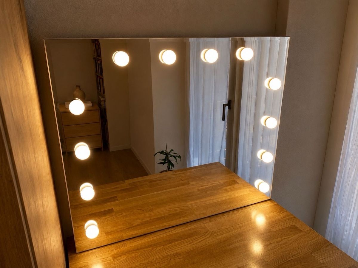 Specchi: Hollywood Style Makeup Mirror with Lights - Like New! – Usato da Zürich venduto da Ironetka