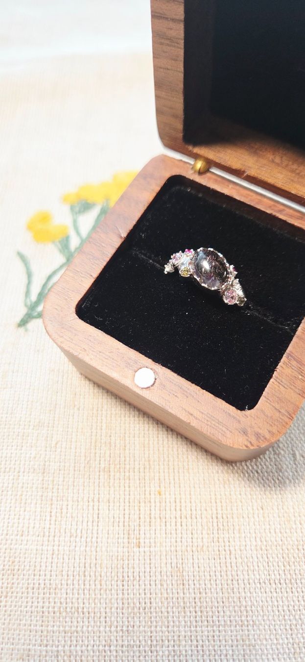 Anelli: NEW - S925 Super Seven Crystal Ring (Adjustable) – Nuovo (secondo la descrizione) da Zürich venduto da cin_wcf6 4