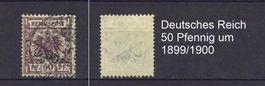 Deutsches Reich 50 Pf um 1899/1900 gest