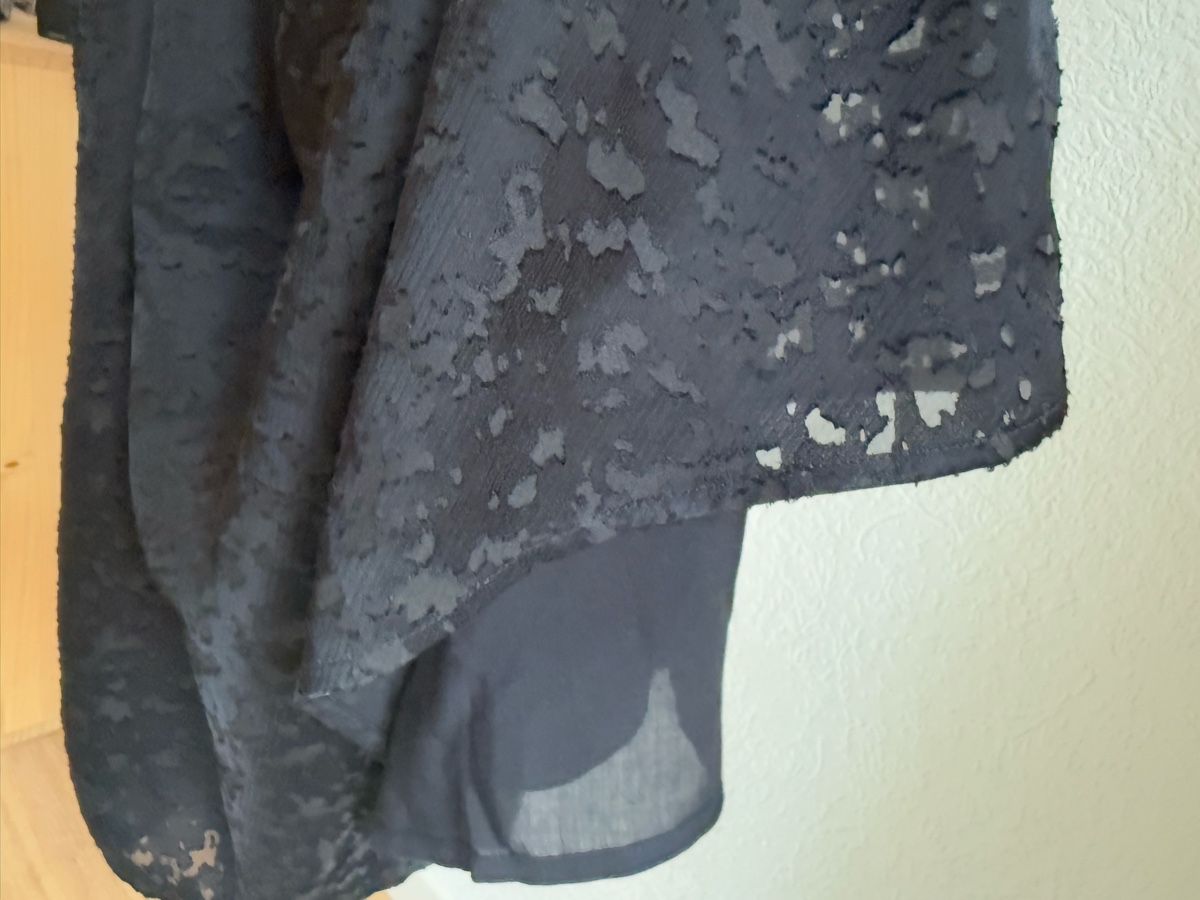 Kookai Vestiti: Robe noire transparente Kookai, t.38/M – Usato da Tavannes venduto da Thriftshop 3