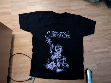 We Are Scientists - Indie Music T Shirt Size L Zombie