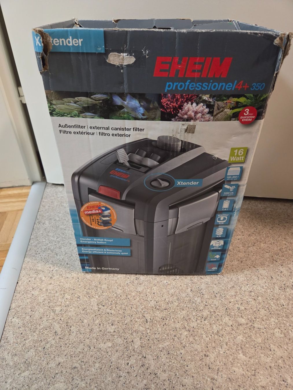 Eheim Filtri: NEU EHEIM professionel 4+ 350 Aussenfilter inkl. alle Filter – Nuovo (secondo la descrizione) da Wetzikon ZH venduto da Ohri