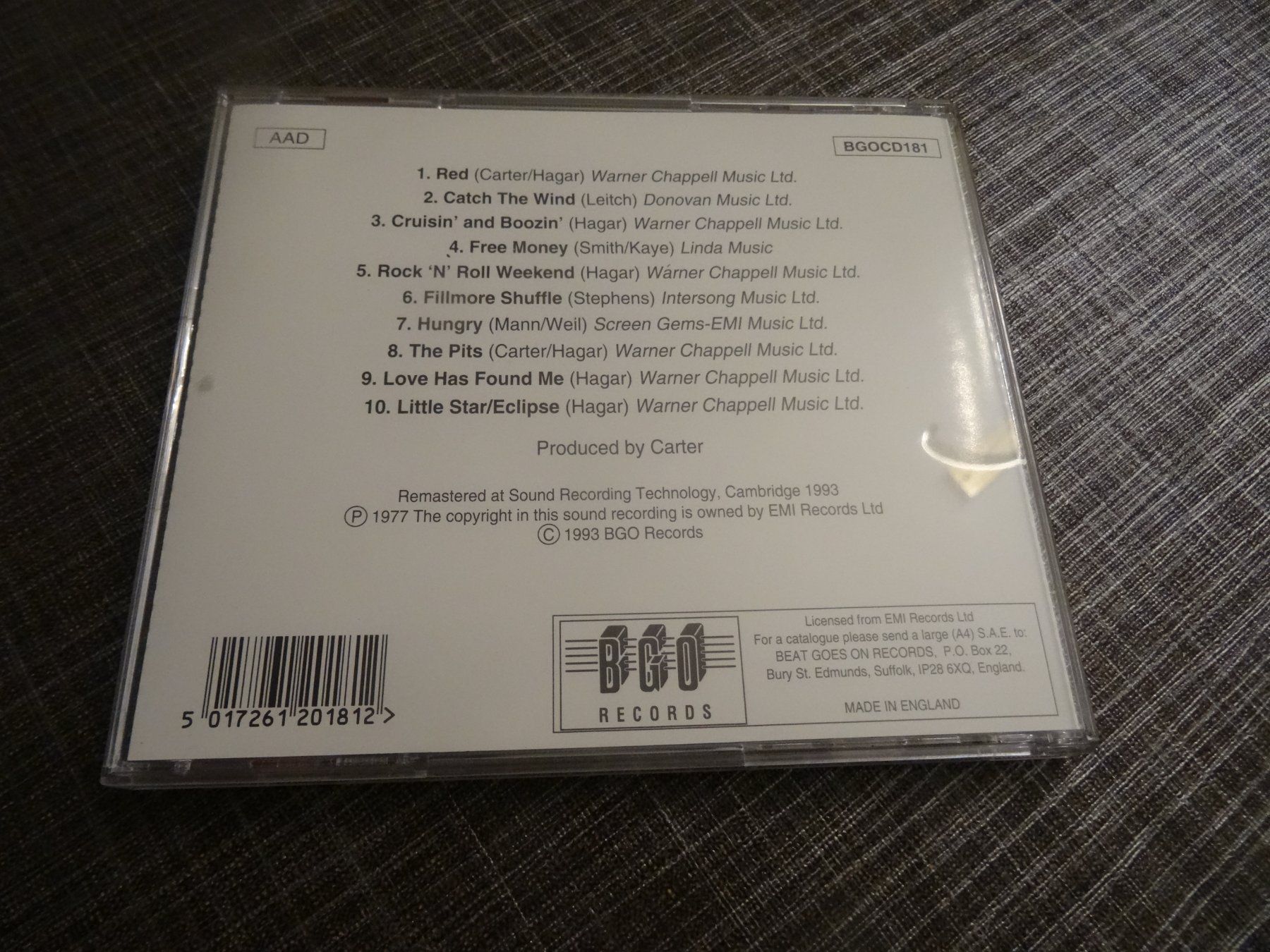 CD: Sammy Hagar - Red CD – Usato da Olten venduto da Disc-Ausverkauf 2