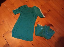 3x Icebreaker Zone Knit 125 XS Damen T-Shirts