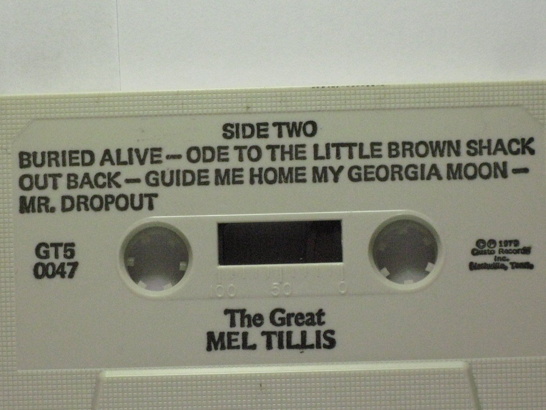 Musicassette: THE GREAT  MEL  TILLIS – Usato da Langnau i. E. venduto da gf2_29jt 3