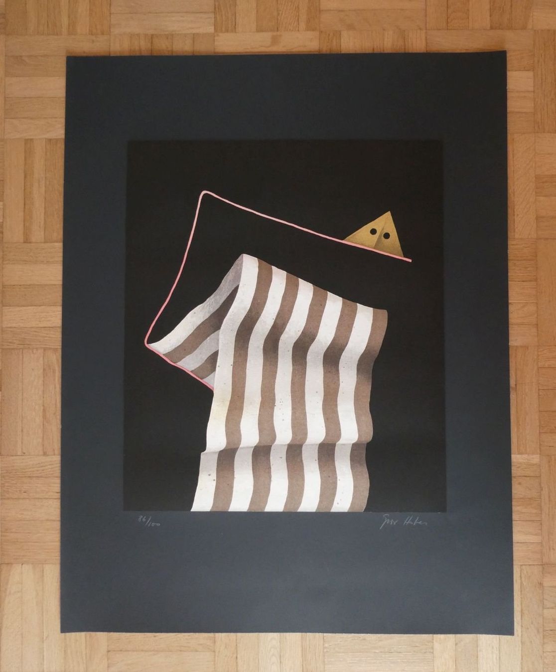 Grafica & Litografie: Signierte Lithographie von Giovanni Huber – Usato da Dietlikon venduto da Woodgate 1