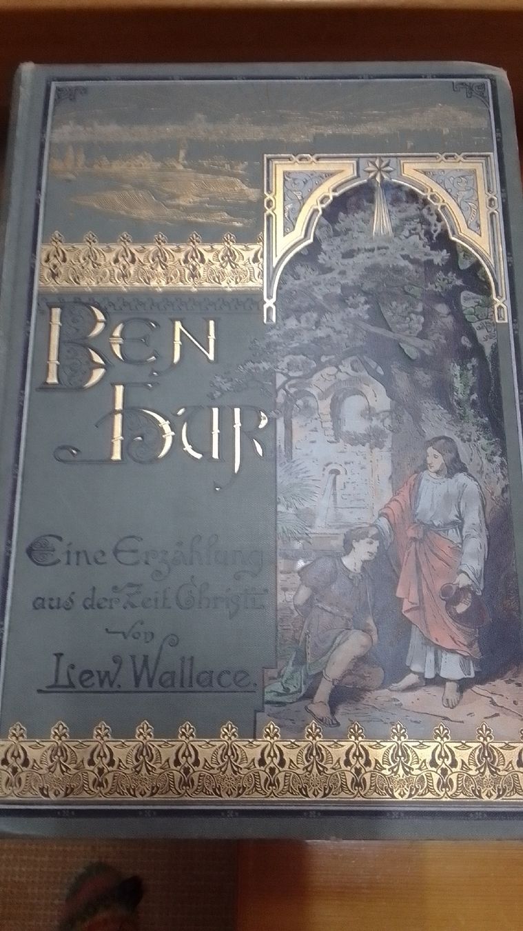 Libri: Antikes Buch "Ben Hur" von Lew Wallace, ca. 1900 – Usato da Bergün/Bravuogn venduto da dherbst01