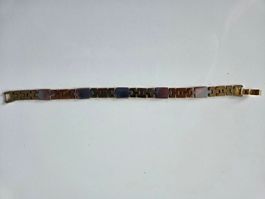 Metallarmband Gold Silber ca. 20 cm Unisex