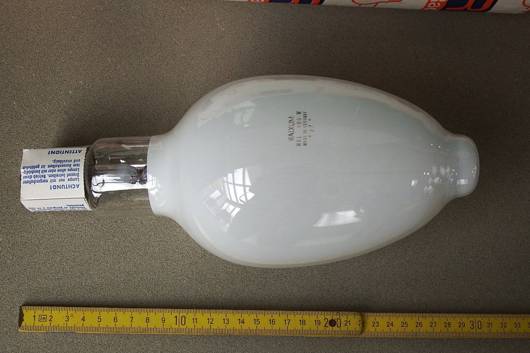 Regent Lampade: Quecksilberdampflampe RADIUM / Regent 400 W – Nuovo e nell'imballaggio originale da Huttwil venduto da Modiste