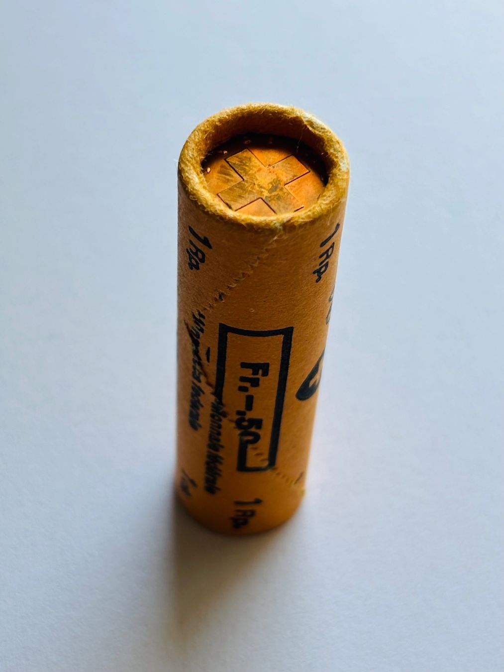 Alle Münzen: 1966 Rolle 1 Rappen Original Verpackung Kat. 100.- – Neu und originalverpackt aus Müswangen von buyin 2