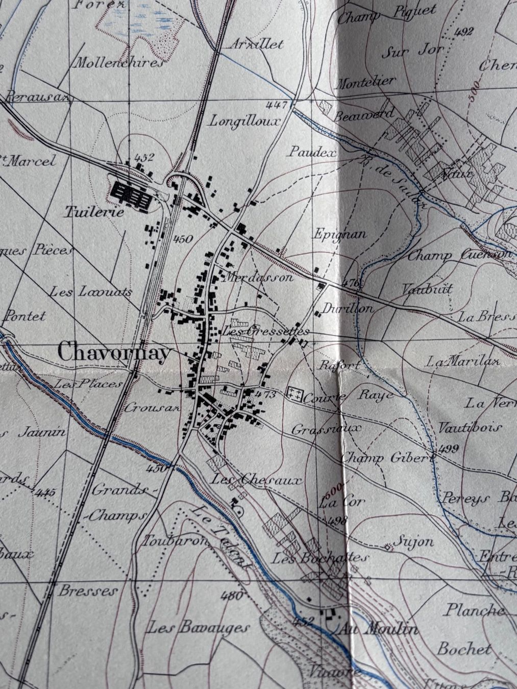 Landkarten & Atlanten: Ancienne carte topographique Chavornay – Gebraucht aus Châtel-St-Denis von Vaillant1 2