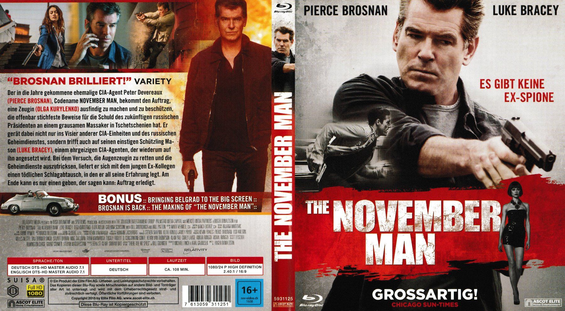 Tutti i DVDs: Blu-Ray - The November Man – Usato da Langnau am Albis venduto da MediaRescuerKeLoX