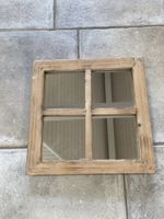 Stylischer Holz-Spiegel 36cmx36cm