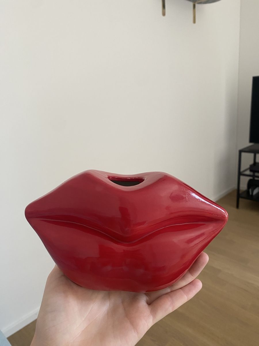 Tutte le decorazioni: Rote Lippen Vase Kunstgegenstand – Usato da Wetzikon ZH venduto da rit_ramtr 6
