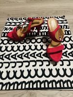 Sandales roses élégantes en daim, taille 38 👠 parfaites pou