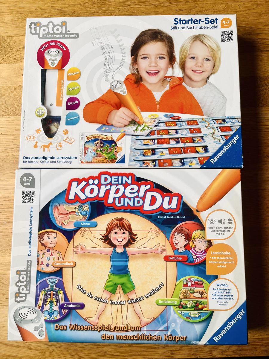 Tiptoi Spiele: Ravensburger Tiptoi Starter Set + Mein Körper Spiel – Gebraucht aus Frauenfeld von Repsol_Vani