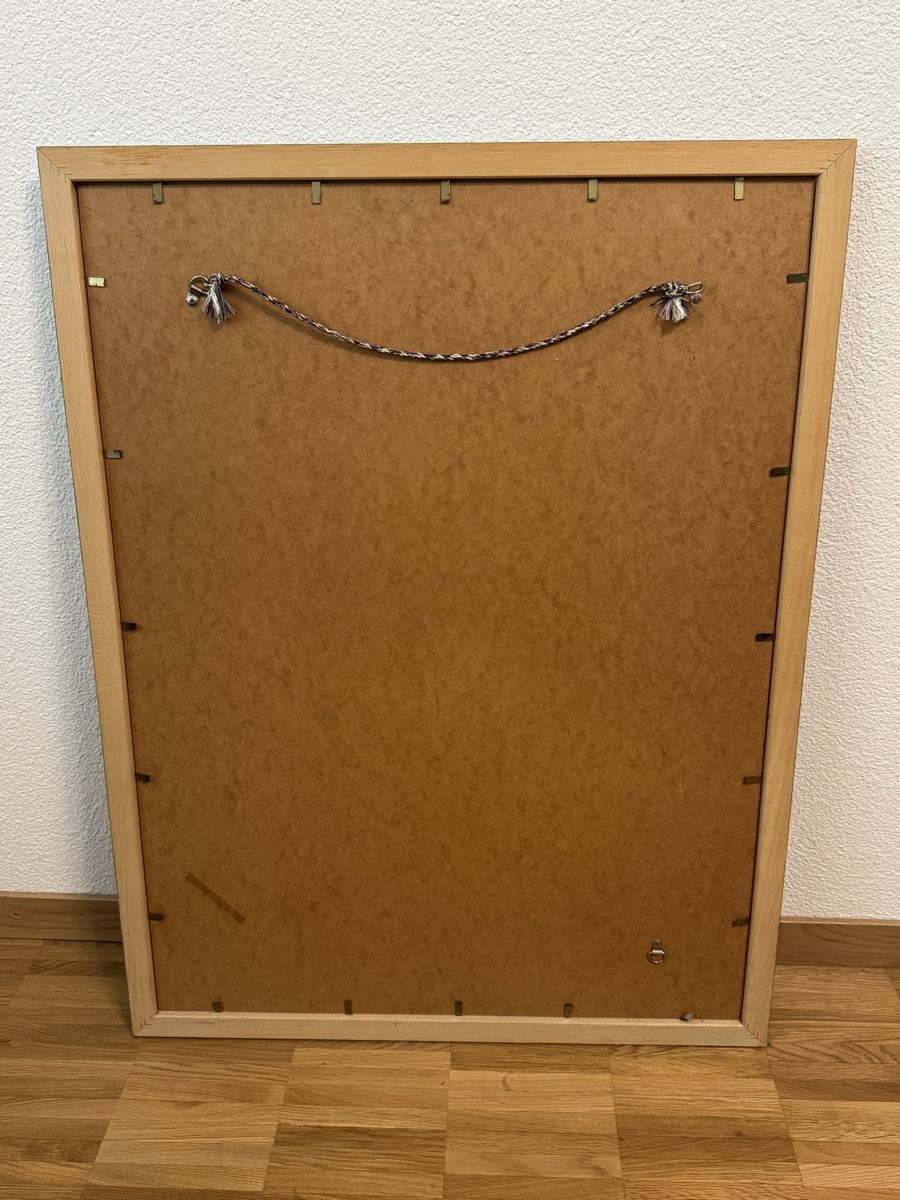 Foto & Immagini: Abstraktes Poster mit Holzrahmen – Usato da Schwerzenbach venduto da schwerzi70 5