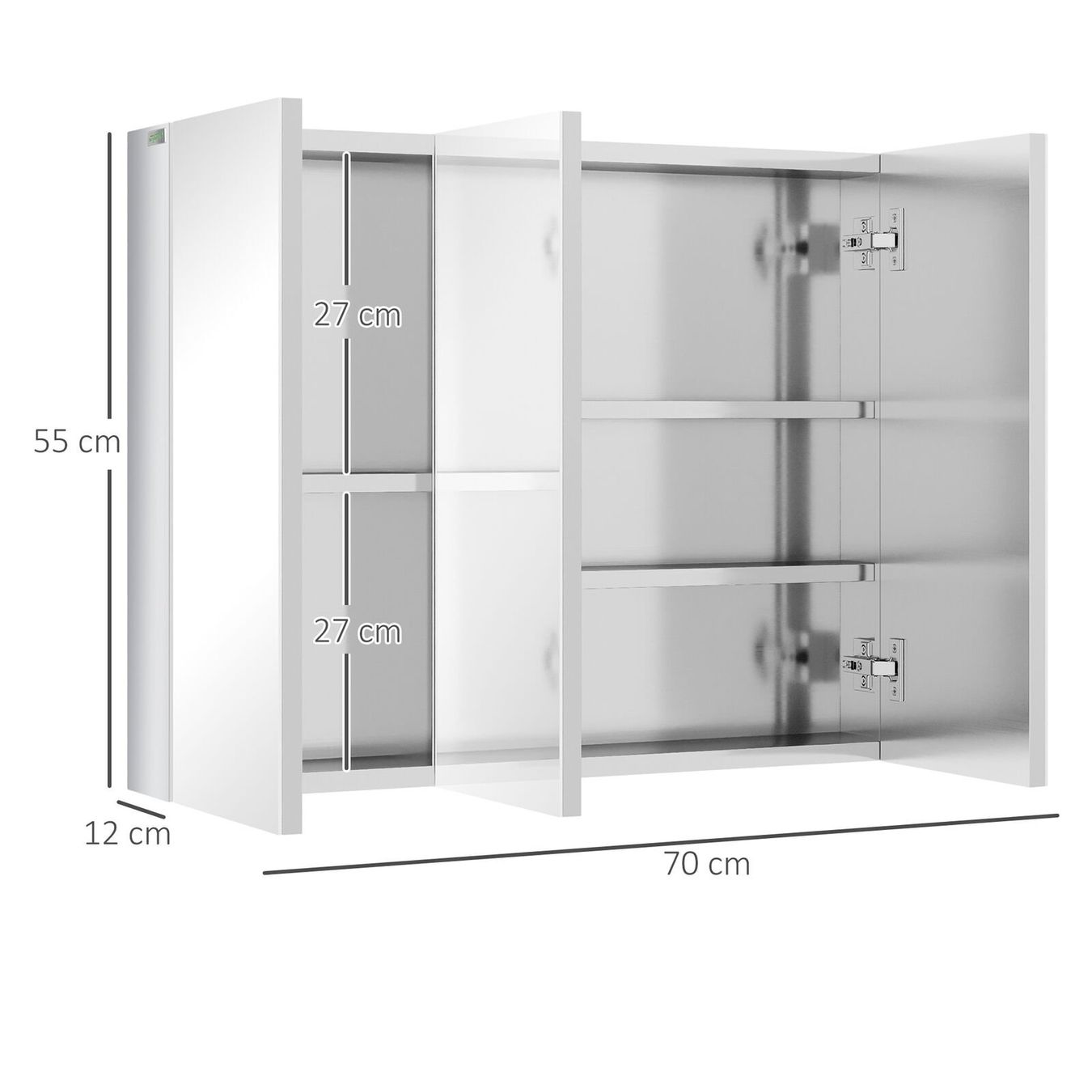 Armoires miroirs: Spiegelschrank 3 Spiegeltüren – Neuf avec emballage d'origine à Bottighofen par zaap 3
