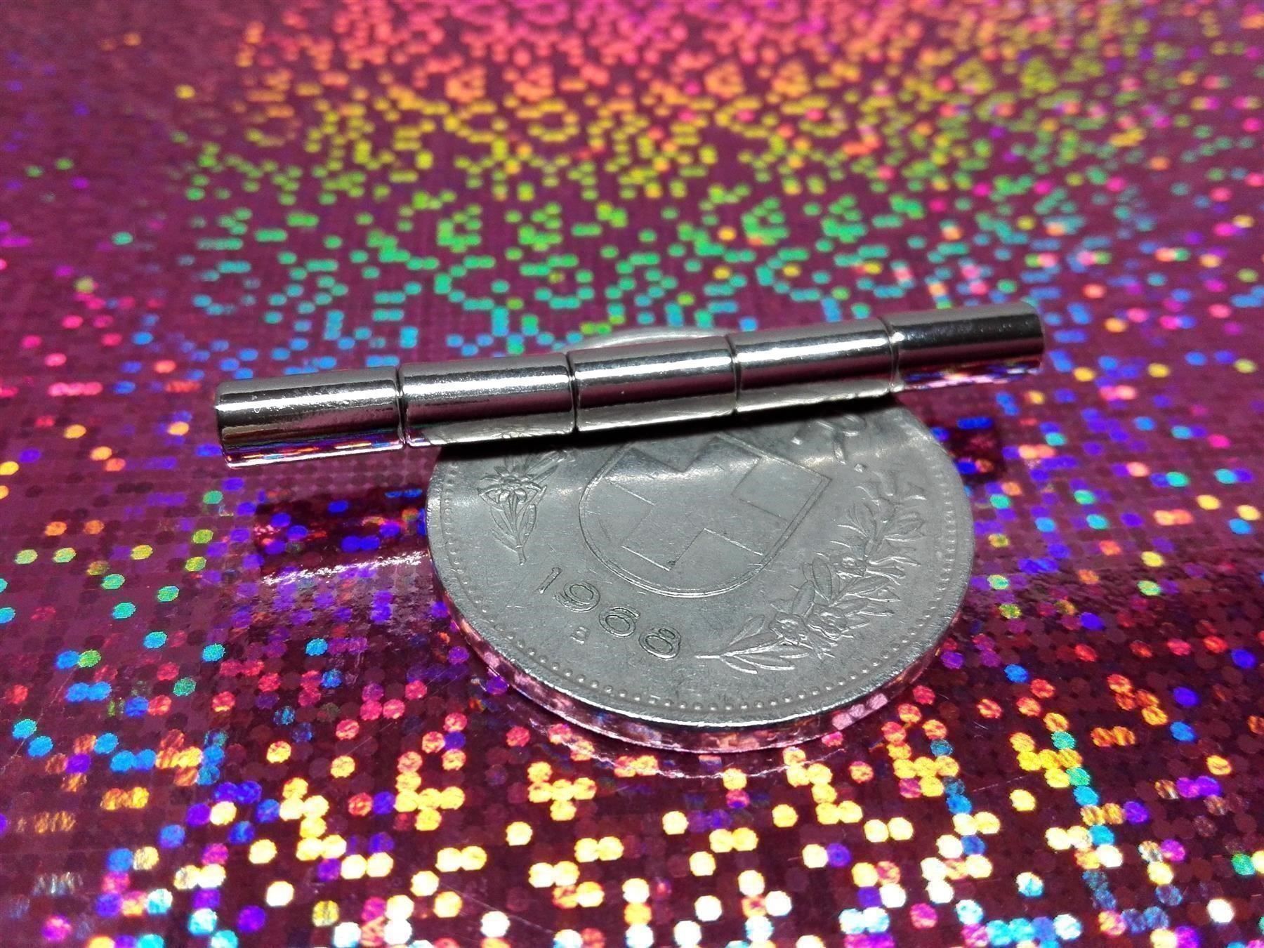 Magnete: Magnete superstark 5 Stück, 5x10mm – Neu und originalverpackt aus Luzern von Salefactory