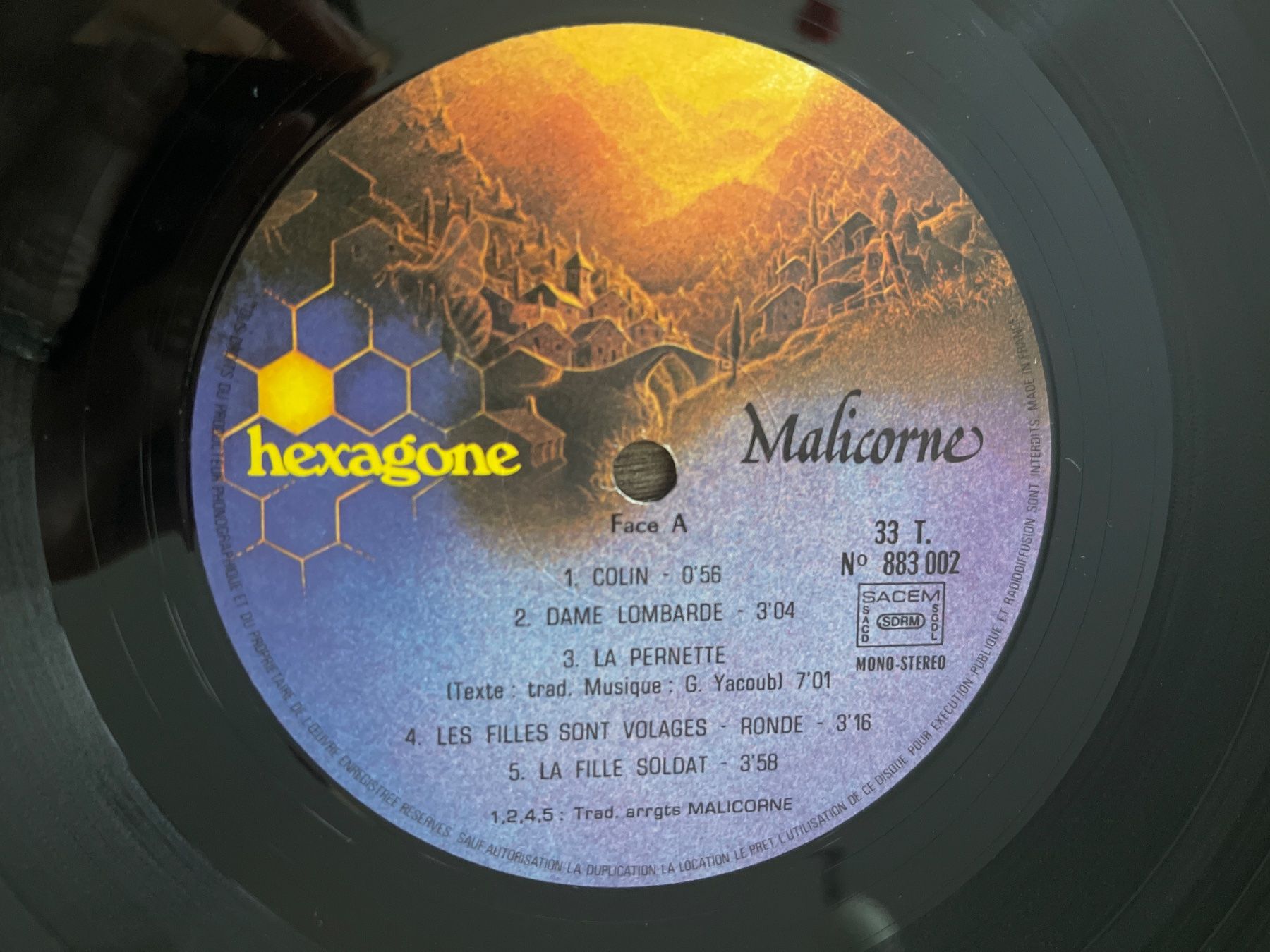 Dischi in vinile: A357Malicorne/Hexagone – Usato da Frutigen venduto da Philippe_jsp 2